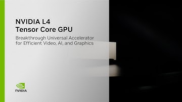 Accelerate Video, AI, and Graphics Workloads With NVIDIA L4