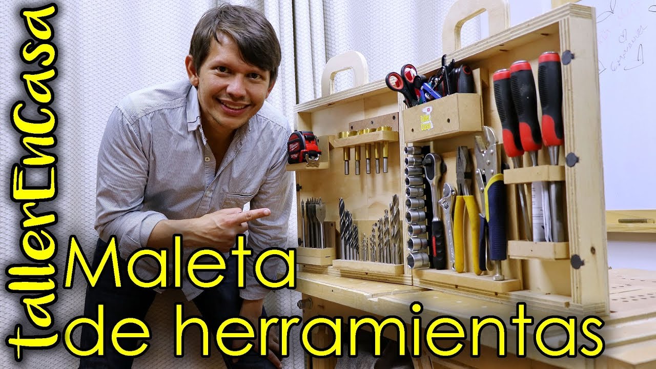 Como hacer una maleta porta herramientas - YouTube