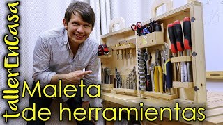 Como hacer una maleta porta herramientas - YouTube