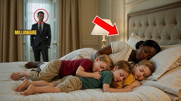 Geen enkele oppas hield het een dag vol met de drieling van de miljardair... Totdat de zwarte vrouw DIT deed...