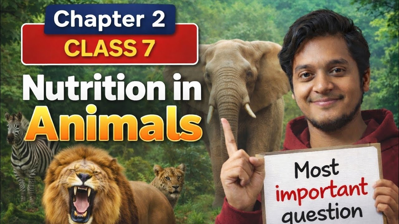 Nutrition in Animals – Most Important Questions 🔥 | Exam Special 2026 || By Pratik Sir ||