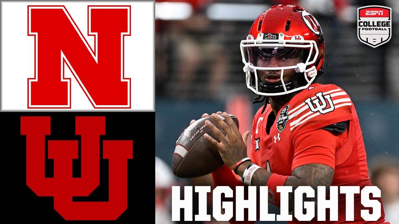 Las Vegas Bowl: Nebraska Cornhuskers против Utah Utes | Полный обзор матча | ESPN CFB