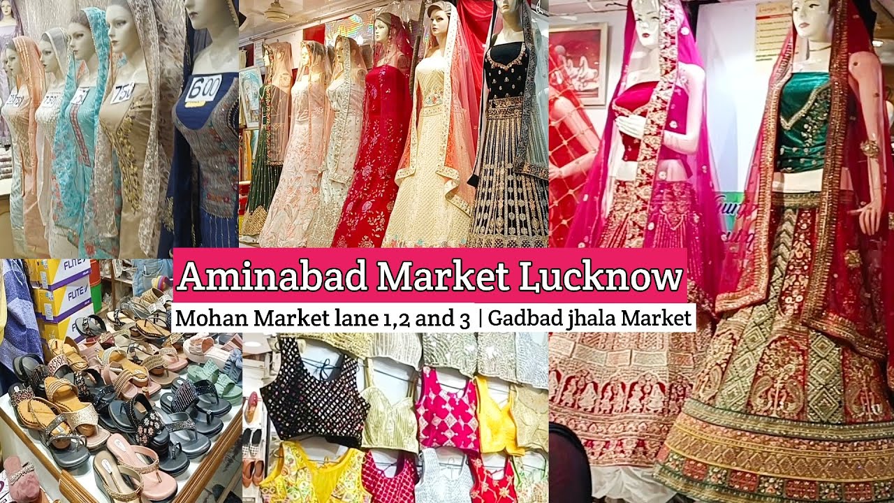 Aminabad Market Lucknow 2023 | Mohan Market Lane 1,2,3 & Gadbad jhala Market Vlog Lucknow