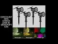 9 LED Solar Spot Light Outdoor Waterproof Spotlights Solar Garden Lights Landscape Lighting Decorati