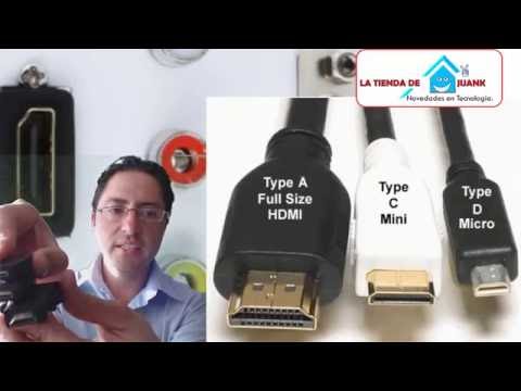 Vídeo: Diferencia Entre HDMI Y Mini HDMI