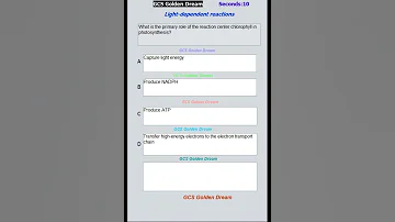 Light Dependent Reaction 20 | Quiz & Prep Guide | @GcsGoldenDreamExam #neet #biology #neetaspirants
