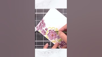 Layered Stenciling & Pencil Shading On 3D Embossing #altenew #cardmaking #papercraftingsupplies