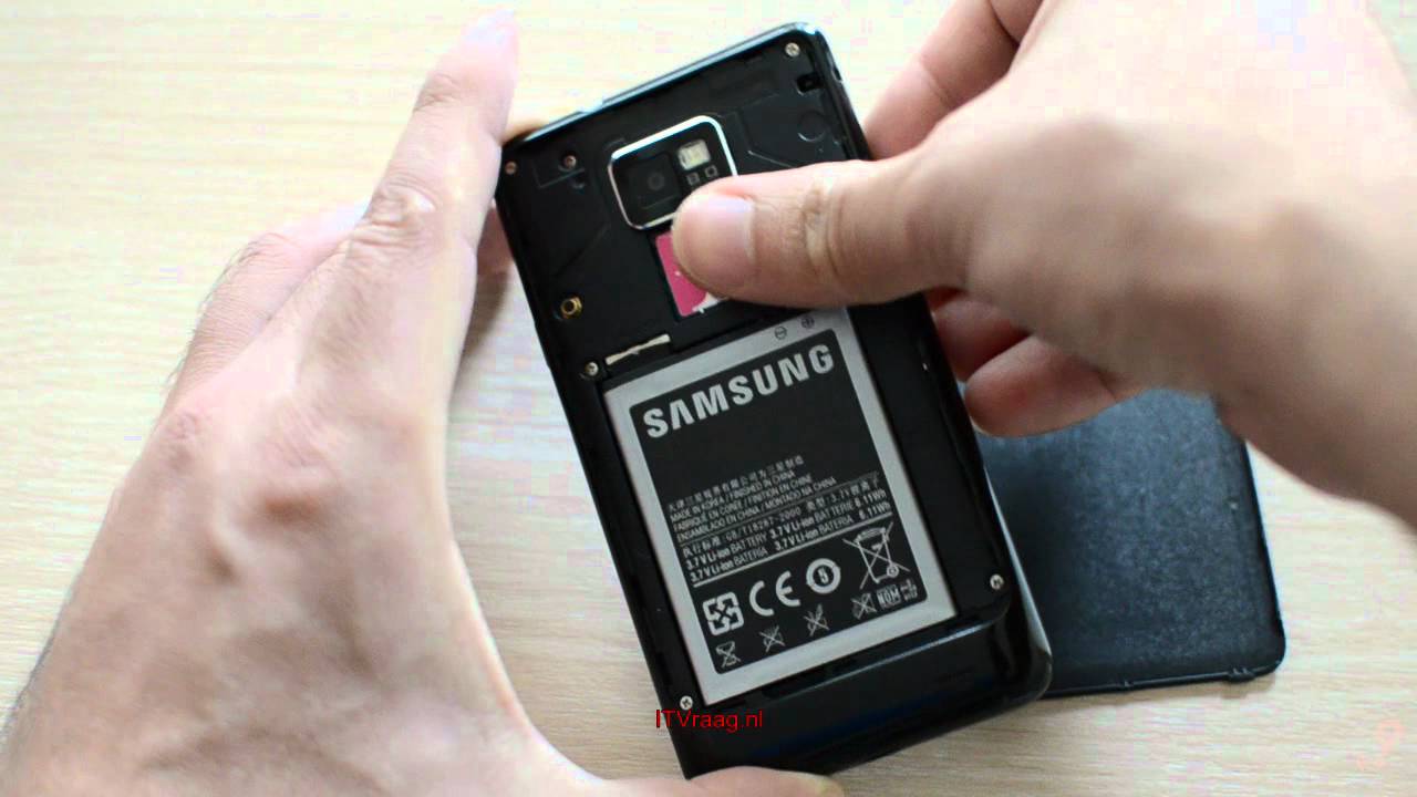 Samsung Galaxy S2 - How to remove backside/battery/SIM/SD