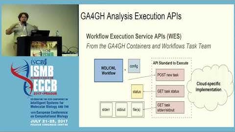 2017-07-22 Peter Amstutz "The GA4GH Workflow Execution Schema (WES)"