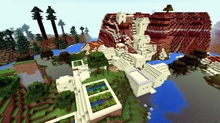Blacksmith Mesa Village w/ Saddle, Mega Taiga, Gold Mine - MCPE Seed 0.11.0 - 1307477 screenshot 2