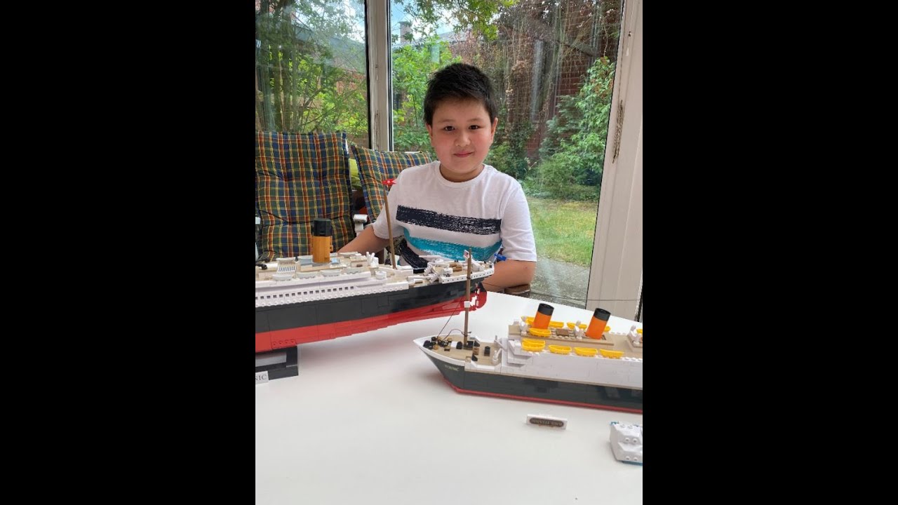 Friedrich and Titanic Lego Model