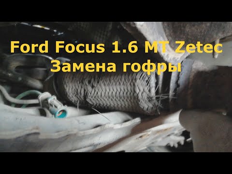 Ford Focus 1.6 MT Zetec Замена гофры