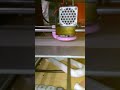 Timelapse Anet A6 printing BasicKeyring BlackPLA #3dprintedparts  #timelapse #3dprinting #3dprinting