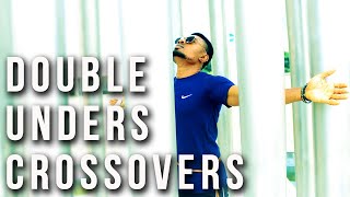 DOUBLE UNDERS CRISS CROSS Tutorial - How to double unders CROSSOVERS jump rope trick