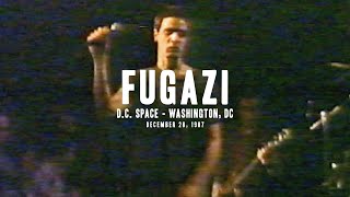 Fugazi - Live at d.c. space - 1987 (full set)