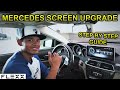 How I installed a large ANDROID SCREEN on my Mercedes-Benz C250