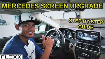 Installed a large ANDROID SCREEN on a 2012-2014 Mercedes C-Class C250 C300 C350 C63 (W204)