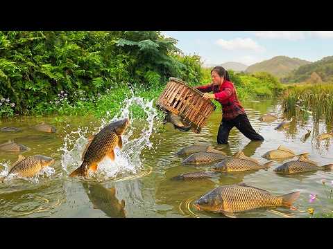 [TIMELAPSE] -- 2785 Days Using Traditional Primitive Tools To Catch ...