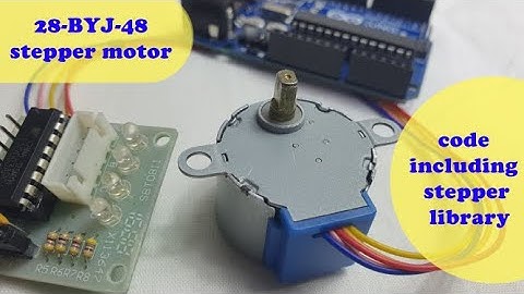 connect 28BYJ-48 stepper motor with arduino (part-3) || code including stepper library