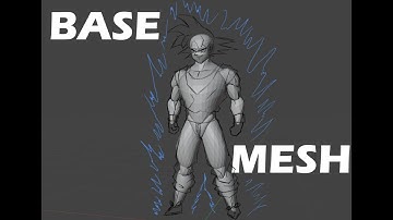 Beginners Tutorial: Sculpting Goku In Blender: Part 1: Setting Up The Base Mesh