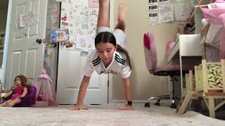 Gymnastics Routine With Me 🤸‍♀️✨ Floor Routine & Skills