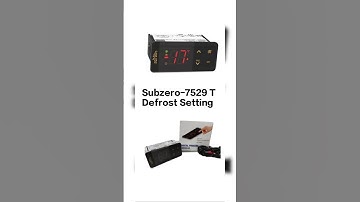 Subzero 7529T Defrost Setting, #youtubeshorts #shorts #repost #trending #viralvideo #viral #vlog
