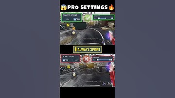 ✅ Must Try this  Pro Secret Always sprint setting in CODM 🔥Codmobile Tips and Tricks #shorts #codmbr