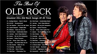 Old Rock Compilation 70s 80s 90s | The Beatles, The Hollies, AC/DC, Aerosmith, Bon Jovi...