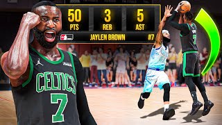 I RECREATED Jaylen Brown's 50-Point Career High Realistically - Only Using JB Animations (NBA 2K26)