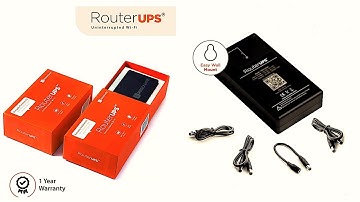 Resonate RouterUPS CRU12V2 Power Backup for Wi-Fi Router | UPS Router