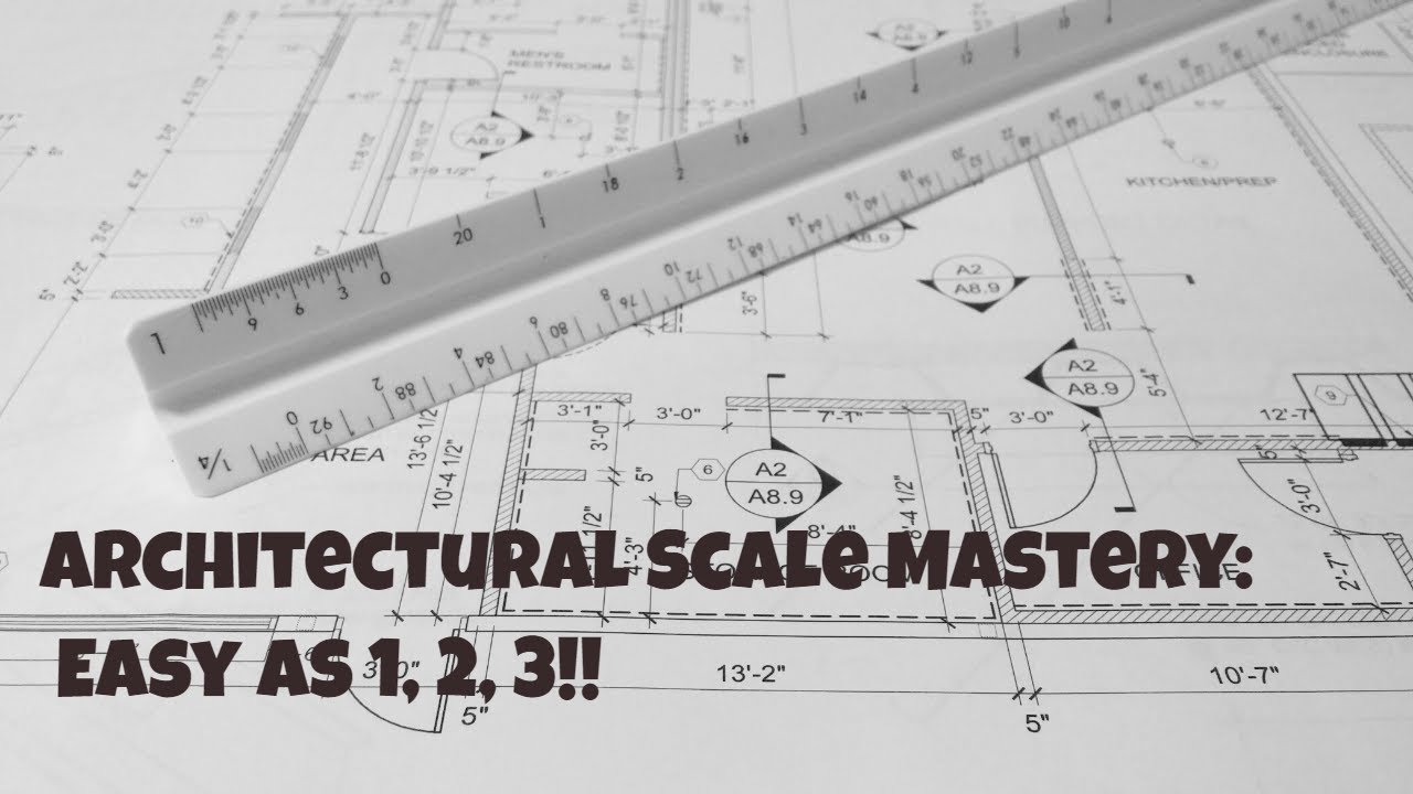 How To Use An Architectural Scale Ruler (Metric) 