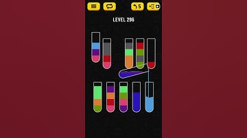 Water Sort Puzzle level 296 solution