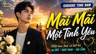 MÃI MÃI MỘT TÌNH YÊU Karaoke Tone Nam | Nhạc Trẻ Ballad Hay Nhất | Beat Chuẩn Dễ Hát 2026
