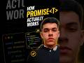 How Promise T Actually Works in TypeScript 🤯#webdevelopment #coding #javascript #programming #code