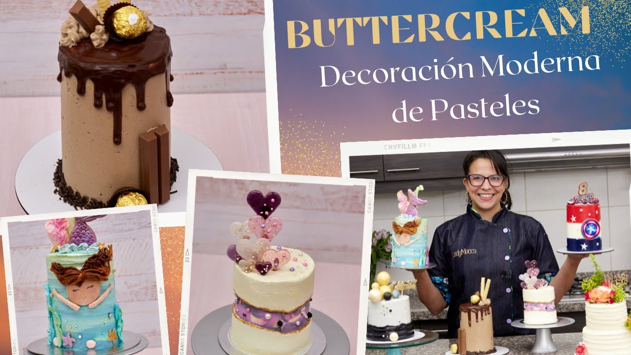 Taller de decoración de tortas con 'palette knife' de 'buttercream