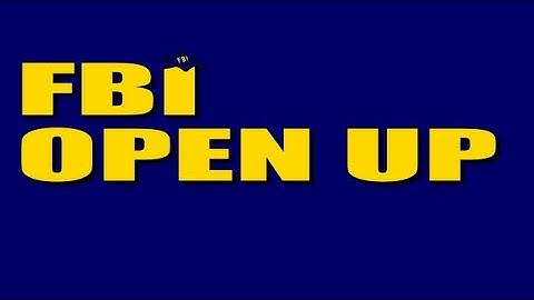 "FBI Open Up" - Day by Dave