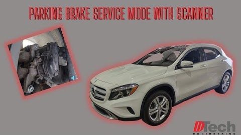 Mercedes EPB Service Mode Set up With Autel