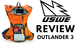 REVIEW - USWE Outlander 3 / Hydration backpack for Enduro - MTB