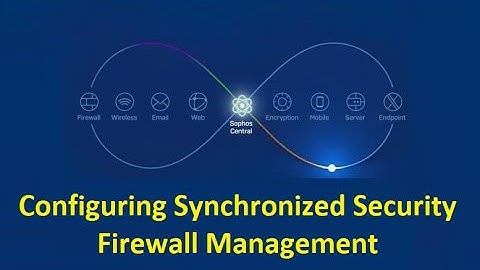 3. Synchronized Security and Firewall Management || Sophos Central Endpoint Security and Intercept X
