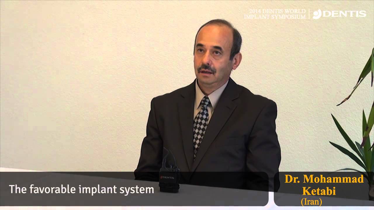 Dr. Mohammad Ketabi - User Interview at Dentis World Implant Symposium 2014