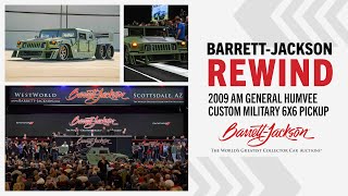 SOLD! 2009 AM General Humvee Custom 6x6 - BARRETT-JACKSON REWIND