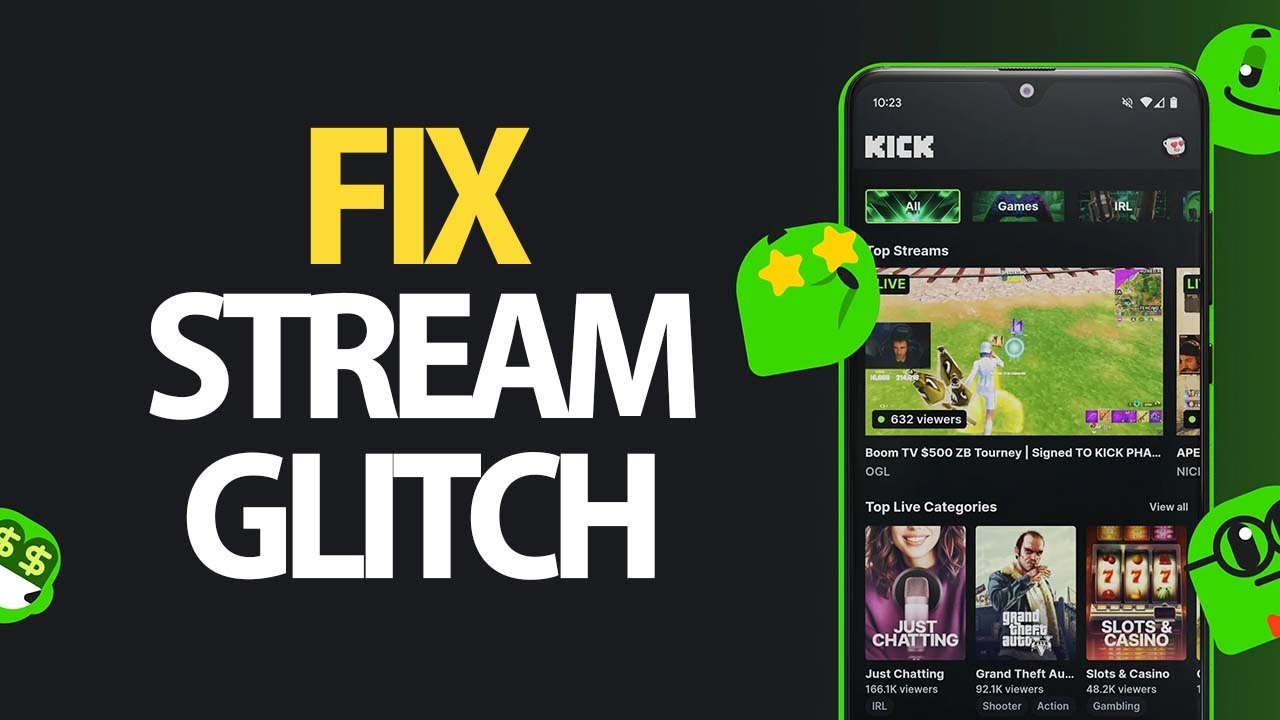 How To Fix Kick Stream App Stream Glitch | Easy Quick Solution