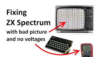 How to fix ZX Spectrum with bad picture