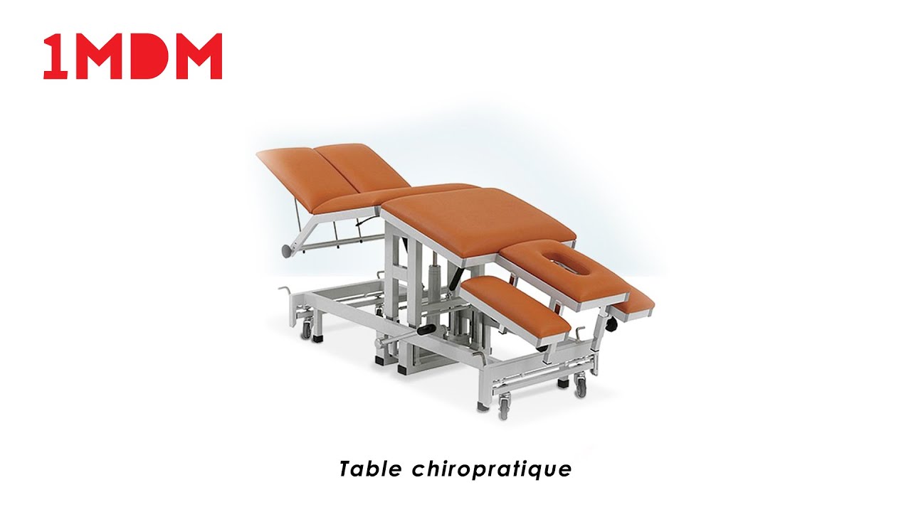 Table chiropratique ES2000 II - YouTube