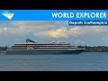 World Explorer Departs Southampton (22/09/2019)