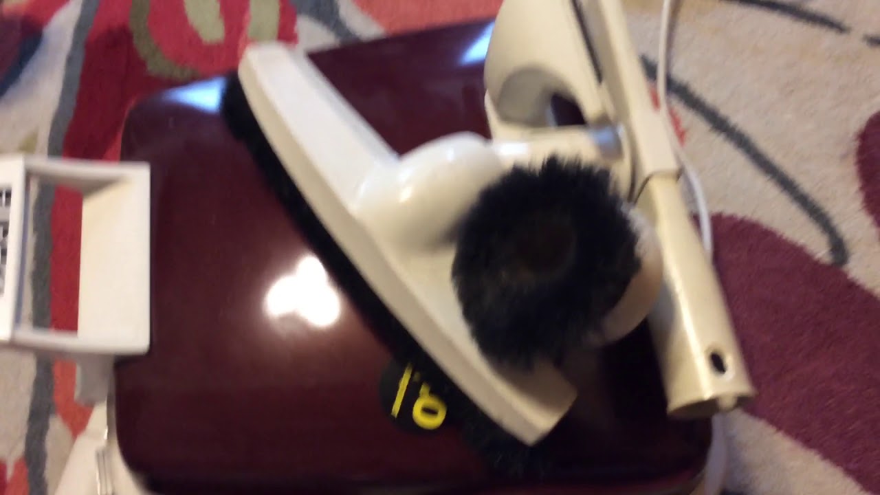 Vintage Eureka 1514D canister vacuum YouTube