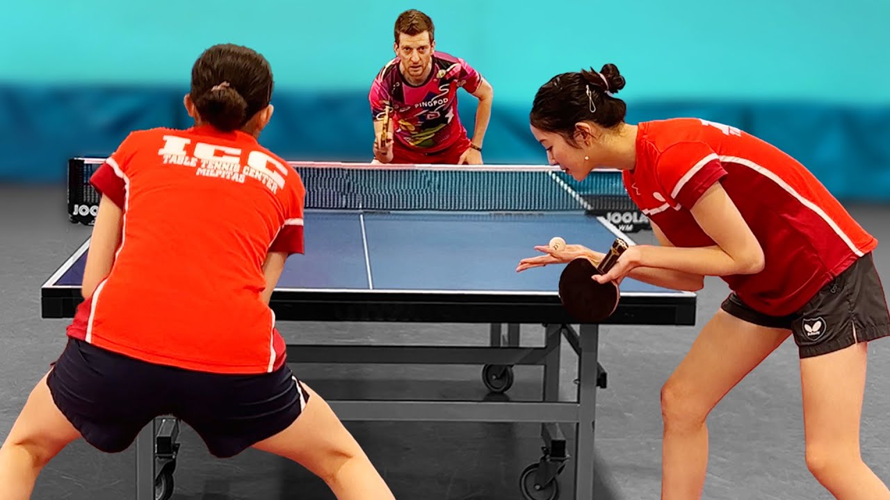 1 Vs 2 Table Tennis YouTube