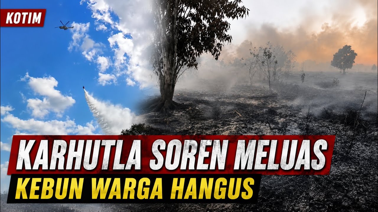 Karhutla Kotim Meluas Hingga Lahap Kebun Warga