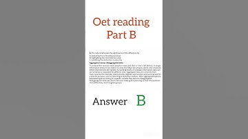 OET reading part B sample for nurses#oet_exam#oet#viral#reading#oettest#question