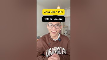 Cara Bikin PPT dibawah 1 Menit Pakai AI. #belajarsemenit #edukasi #AI